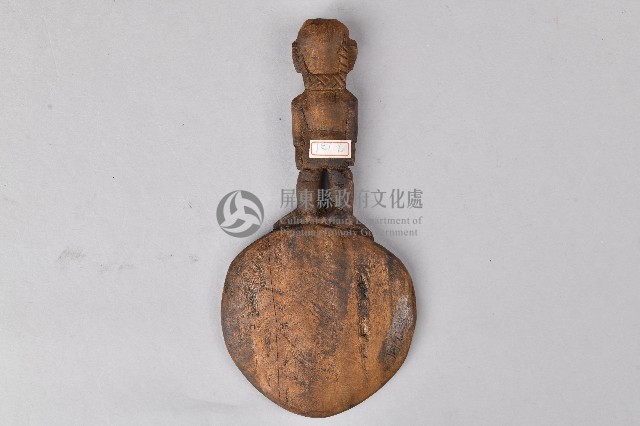 人像木製飯匙藏品圖，第3張