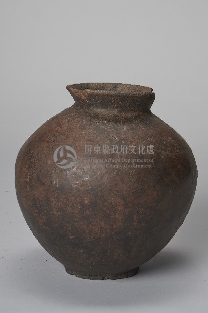 寬腹素面陶壺藏品圖，第3張