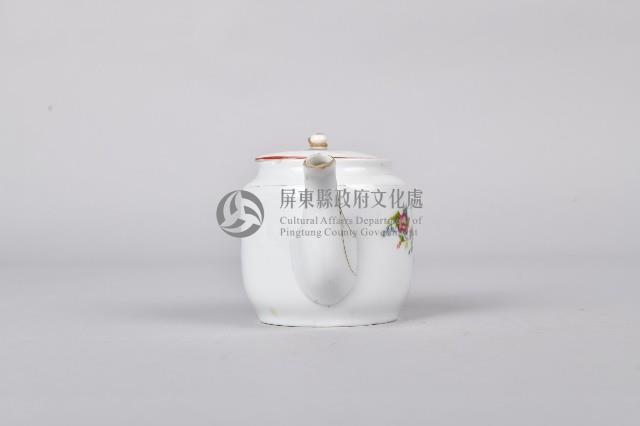 彩繪花卉茶壺藏品圖，第2張