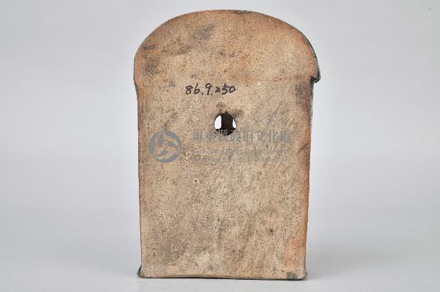 陶製紅胎綠釉鏤雕箸籠藏品圖，第3張