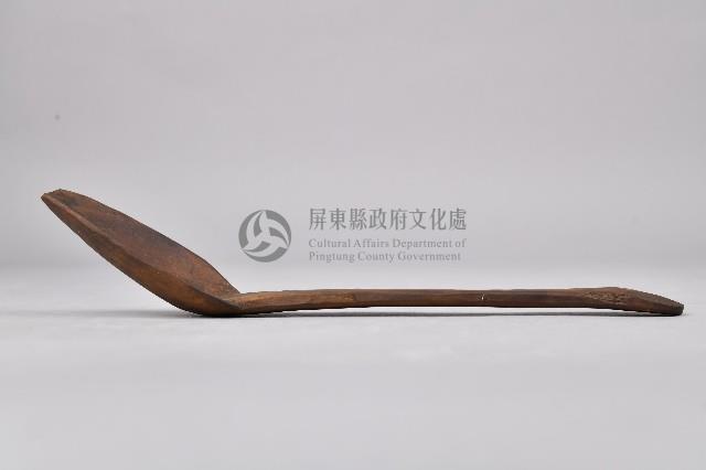 素面木製匙藏品圖，第2張