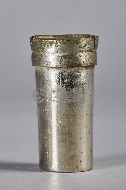 雀鳥花葉雙筒水煙斗-菸絲筒藏品圖，第3張