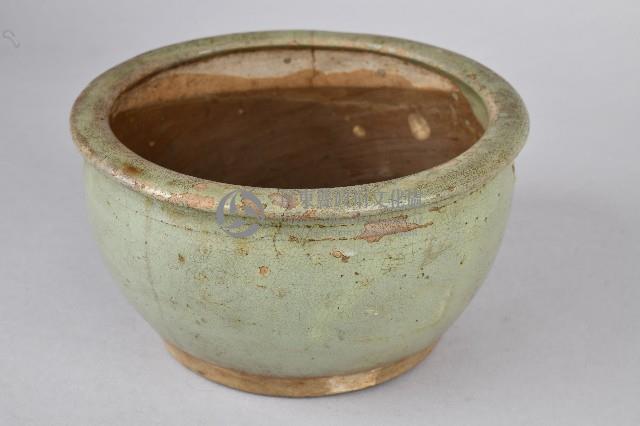 陶製青釉素面盆藏品圖，第3張