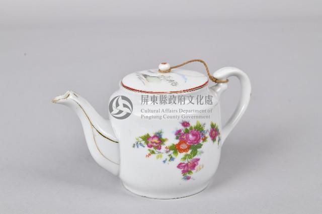 彩繪花卉茶壺藏品圖，第3張