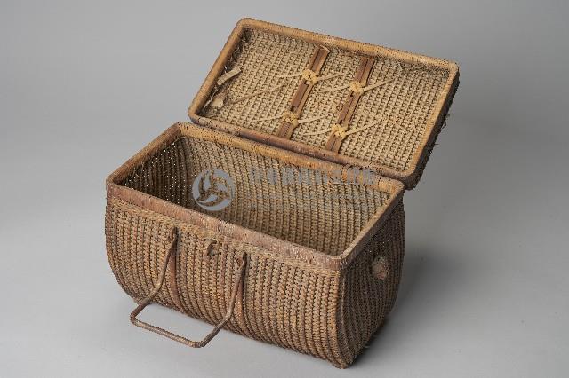 藤製手提行李箱藏品圖，第4張