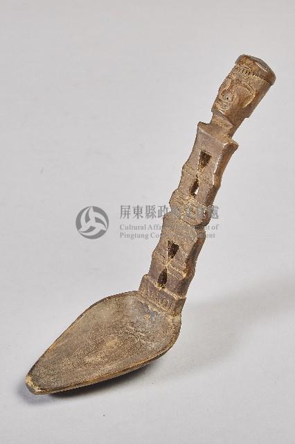 鏤雕人像木製匙藏品圖，第3張