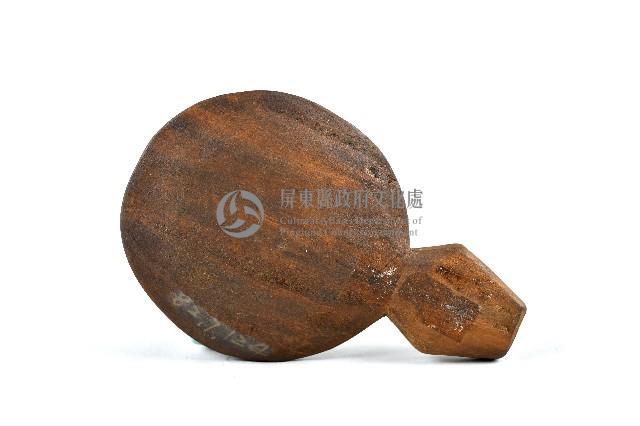 六角形握柄木製飯匙藏品圖，第3張