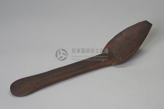素面木製匙藏品圖，第3張