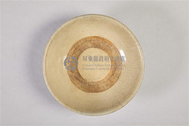 米黃釉開片陶碗藏品圖，第3張