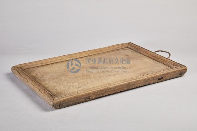 木製素面矩形托盤藏品圖，第2張