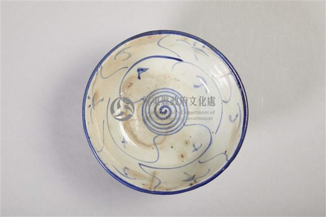 青花螺旋紋瓷碗藏品圖，第3張