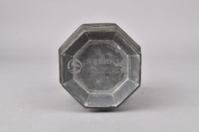 雙層八角錫製粉盒藏品圖，第7張