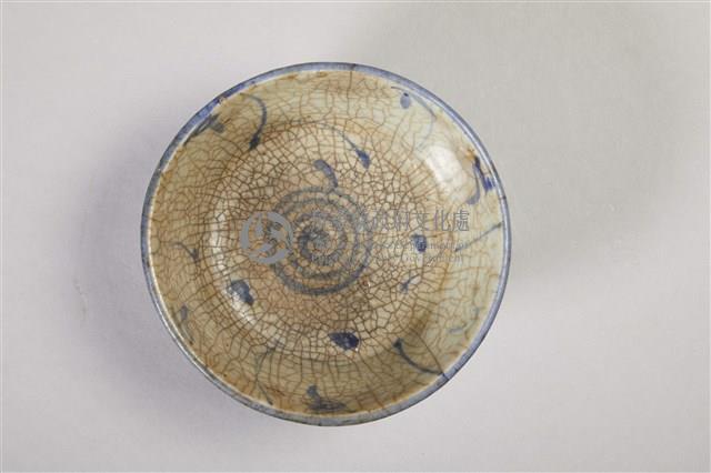 開片青花螺旋紋瓷碗藏品圖，第3張