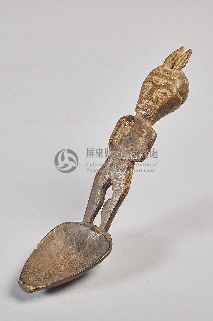 鏤雕人像木製匙藏品圖，第3張