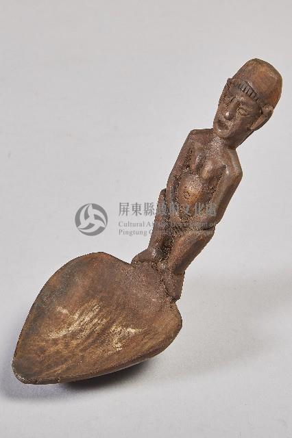 浮雕人像木製匙藏品圖，第3張