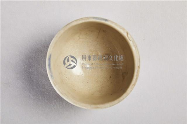 藍葉粉花紋茶杯藏品圖，第3張