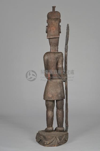 彩繪持槍盛裝男性立像人偶藏品圖，第2張