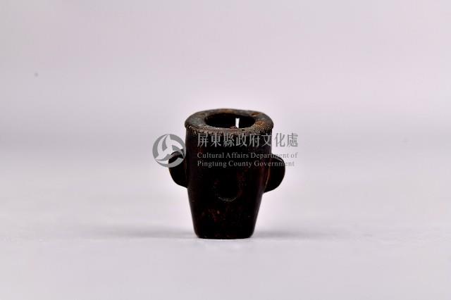 浮雕人面菸斗頭藏品圖，第2張