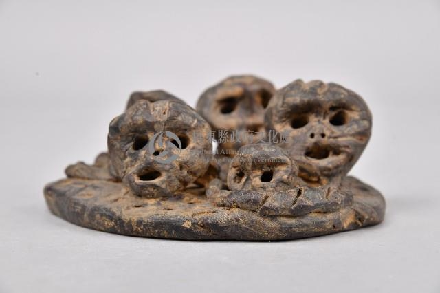 人像及百步蛇泥偶藏品圖，第2張