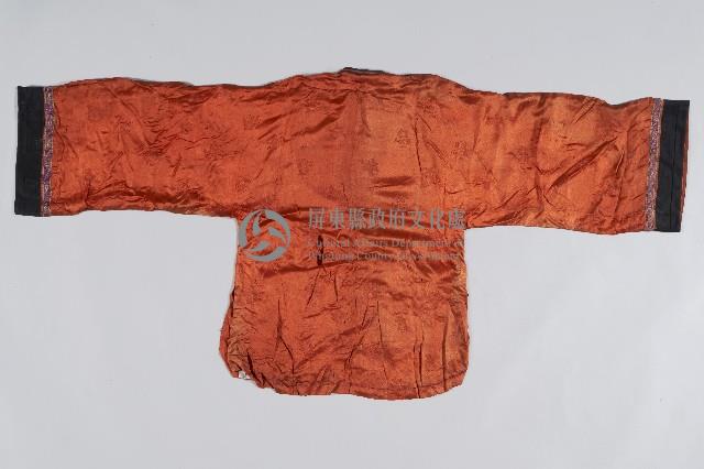 紅底開襟長袖新娘衣藏品圖，第2張