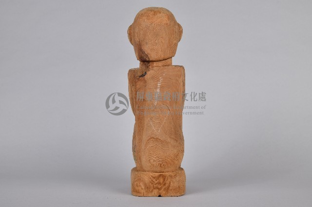 木製人偶坐像藏品圖，第2張
