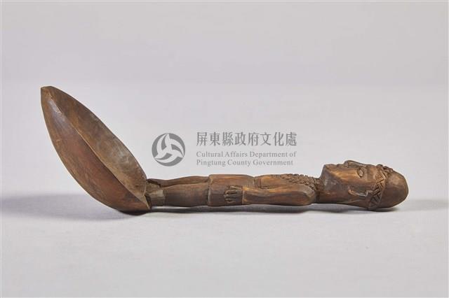 鏤雕人像木製匙藏品圖，第2張