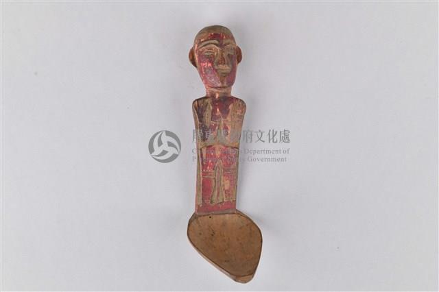 浮雕人像木製匙藏品圖，第1張