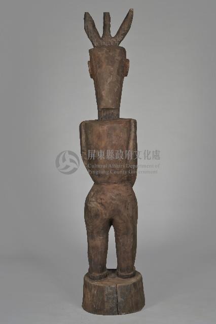 雙手持陽具裸身男性立像人偶藏品圖，第2張