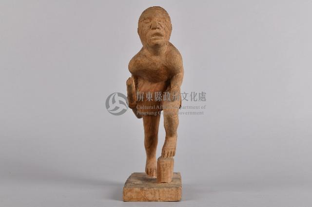 持棍奔跑人偶藏品圖，第1張