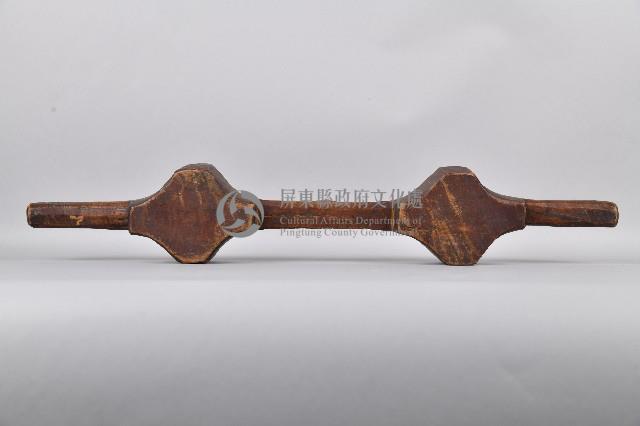 人面紋木製雙連杯藏品圖，第2張