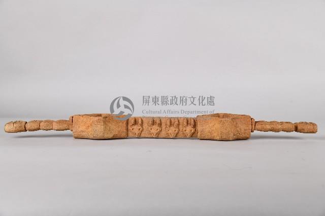 人像山羊頭木製雙連杯藏品圖，第1張