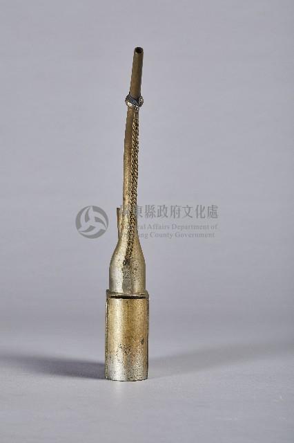 雀鳥花葉雙筒水煙斗-斗身藏品圖，第2張
