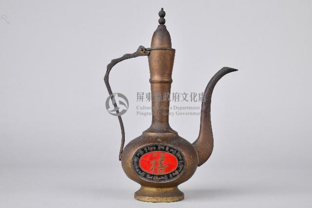 細嘴長頸福祿壽喜酒壺組-壽喜酒壺藏品圖，第2張