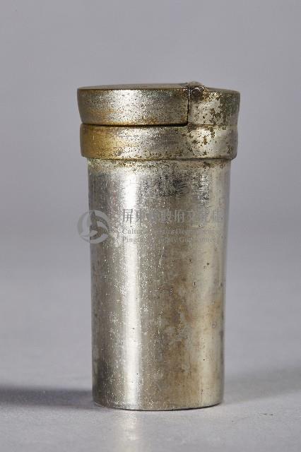 雀鳥花葉雙筒水煙斗-菸絲筒藏品圖，第2張