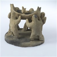 陶偶（五人抬船）藏品圖，第3張