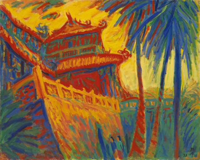 赤崁夕照的圖片