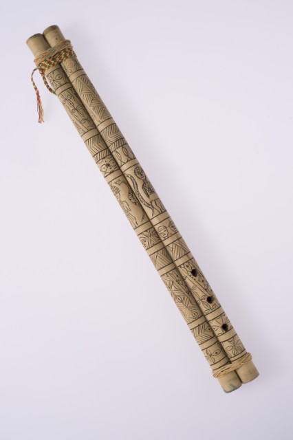 Double-barreled Nose Flute