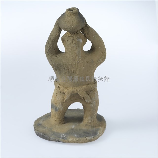 陶偶（單人頂壺）藏品圖，第3張