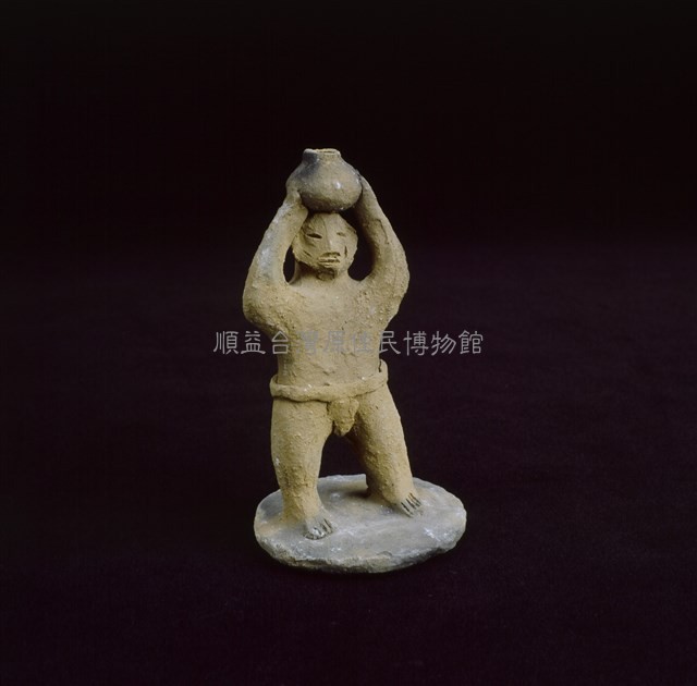 陶偶（單人頂壺）藏品圖，第2張