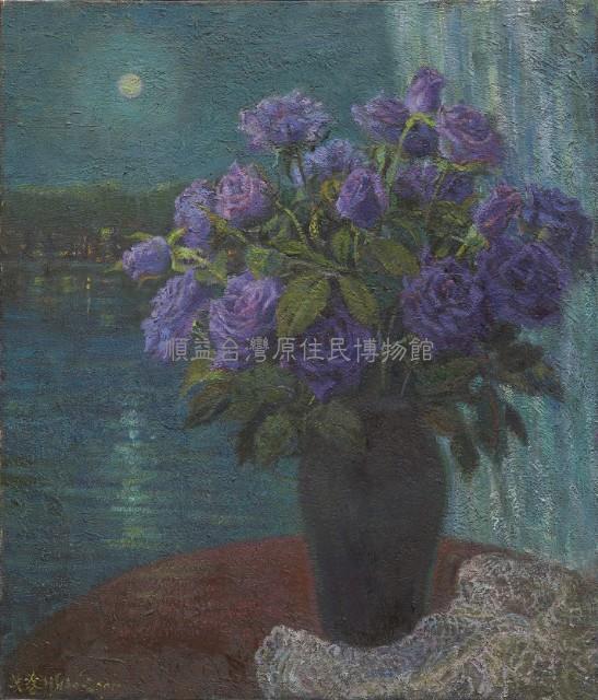 Purple Roses at Night Collection Image