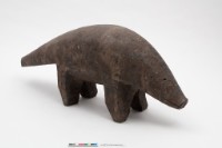 穿山甲木雕藏品圖，第1張