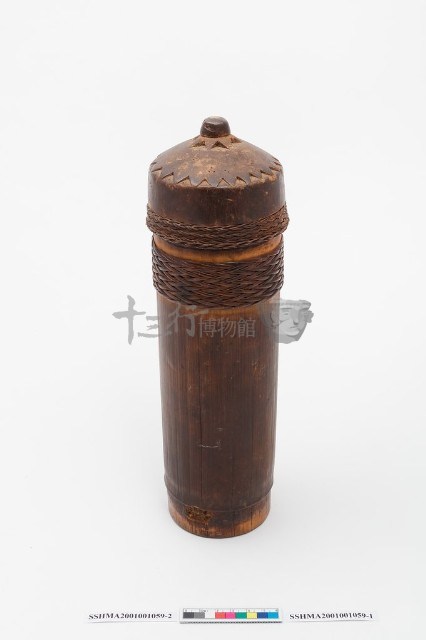 竹容器(蓋子)藏品圖，第2張