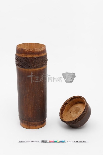 竹容器(蓋子)藏品圖，第4張