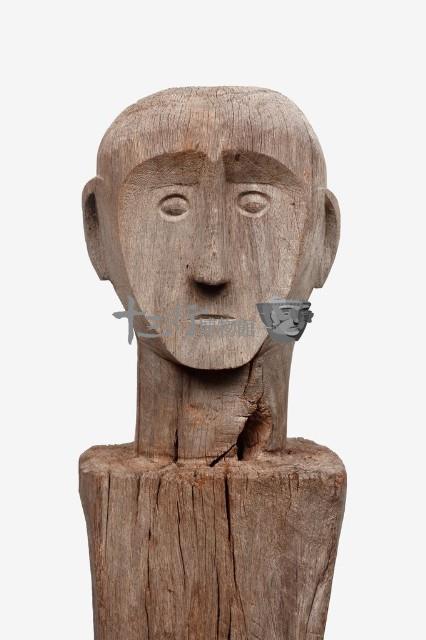 人像木雕藏品圖，第2張