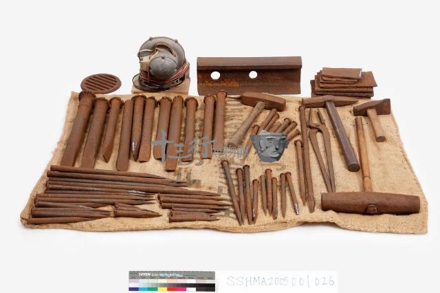 打石工具（整組）藏品圖，第1張