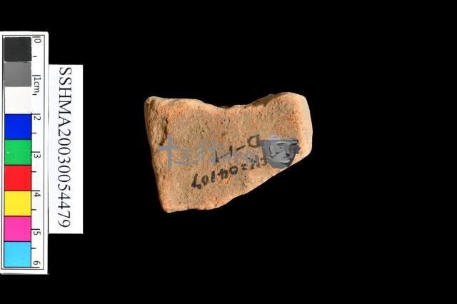 細砂陶.腹片.頸(方格紋)藏品圖，第4張