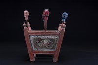 五營頭(含座)藏品圖，第1張