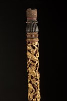 進香杖(大陸木雕 名山進香款)的圖片