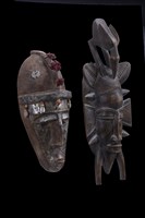 鳥神面具(奈及利亞土著民族木雕)藏品圖，第2張