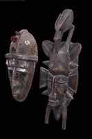 鳥神面具(奈及利亞土著民族木雕)藏品圖，第3張